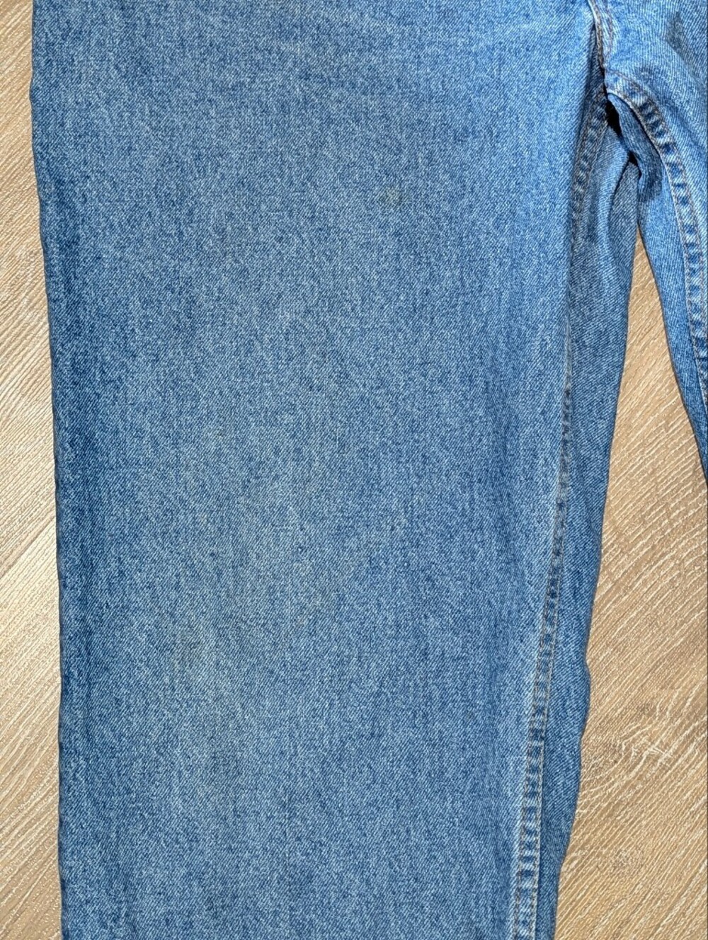 Levi's 506 Late 90s‎ Orange Tag Classic Straight Leg Men's Light Wash Blue Jeans - Picture 5 of 8